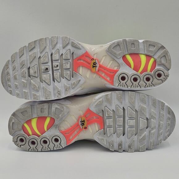 Nike Womens Air Max Plus SE Hot Punch White Volt Yellow Pink 862201-102 Size 10 - Picture 9 of 12